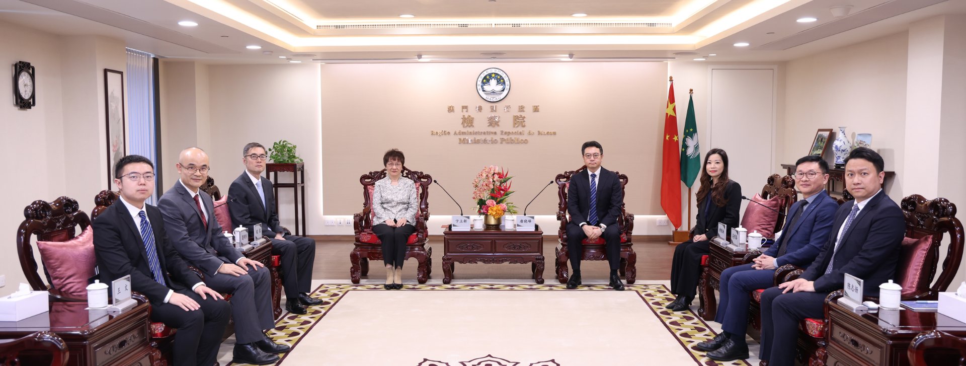 2026.02.13_檢察長唐曉峰與外交部駐澳新任特派員卞立新會面